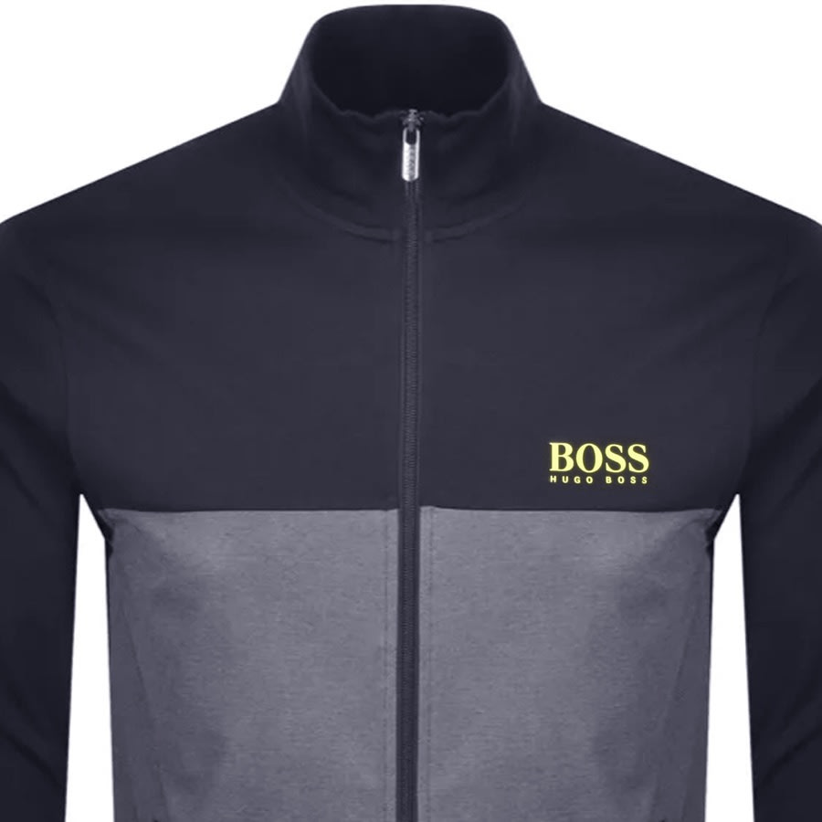 Alternative Image for ProductBOSS Bodywear Full Zip Sweatshirt Navy2